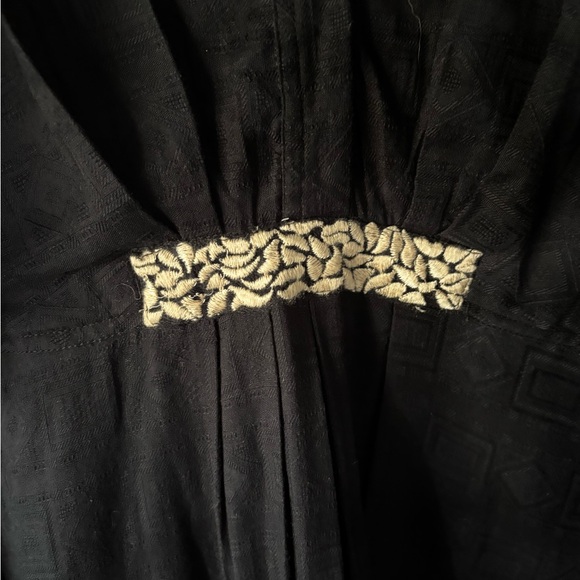 Anthropologie | Navy Embroidered Boho Dress | XL (Estimated) - Picture 12 of 15